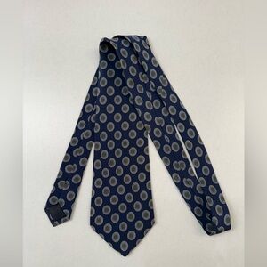Giorgio Armani Men's Silk Navy Polka Dot Tie